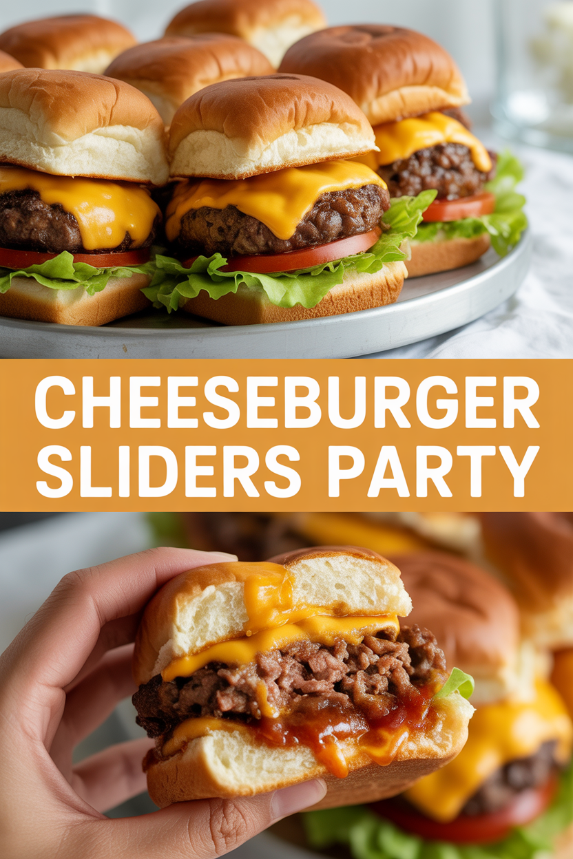 Cheeseburger Sliders Party