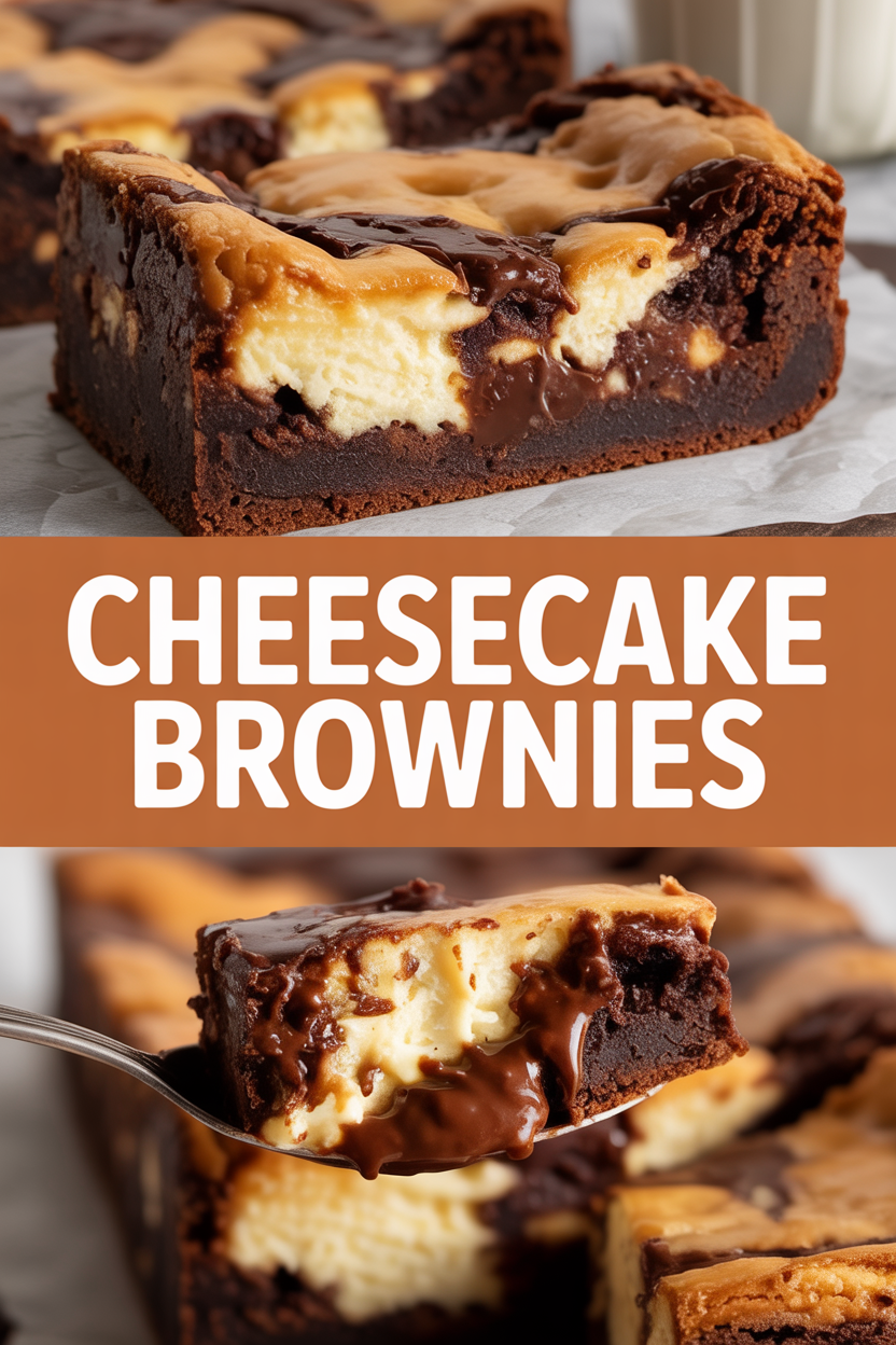 Cheesecake Brownies