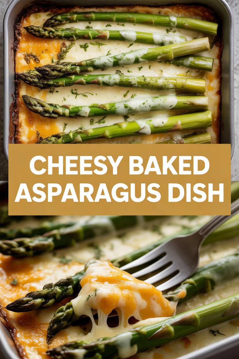 Cheesy Baked Asparagus Dish