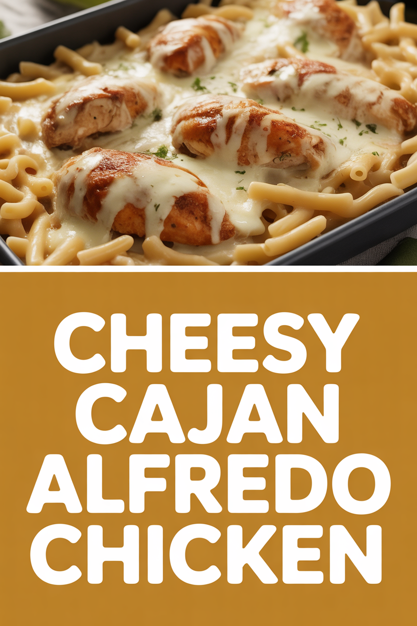 Cheesy Cajun Alfredo Chicken