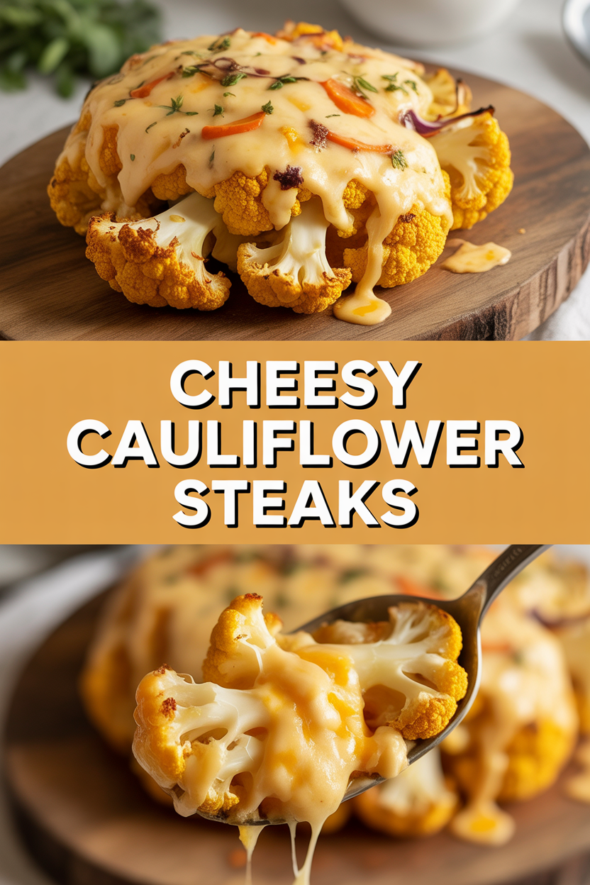 Cheesy Cauliflower Steaks