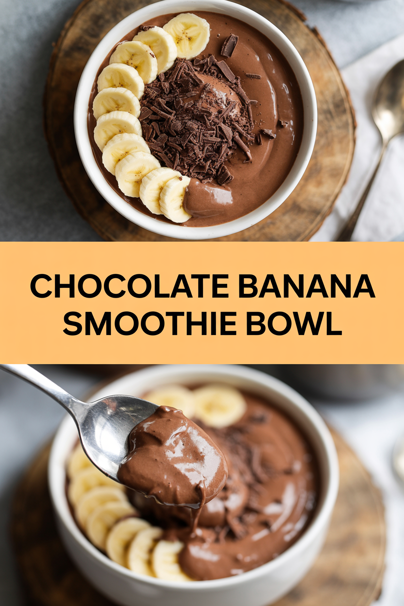 Chocolate Banana Smoothie Bowl
