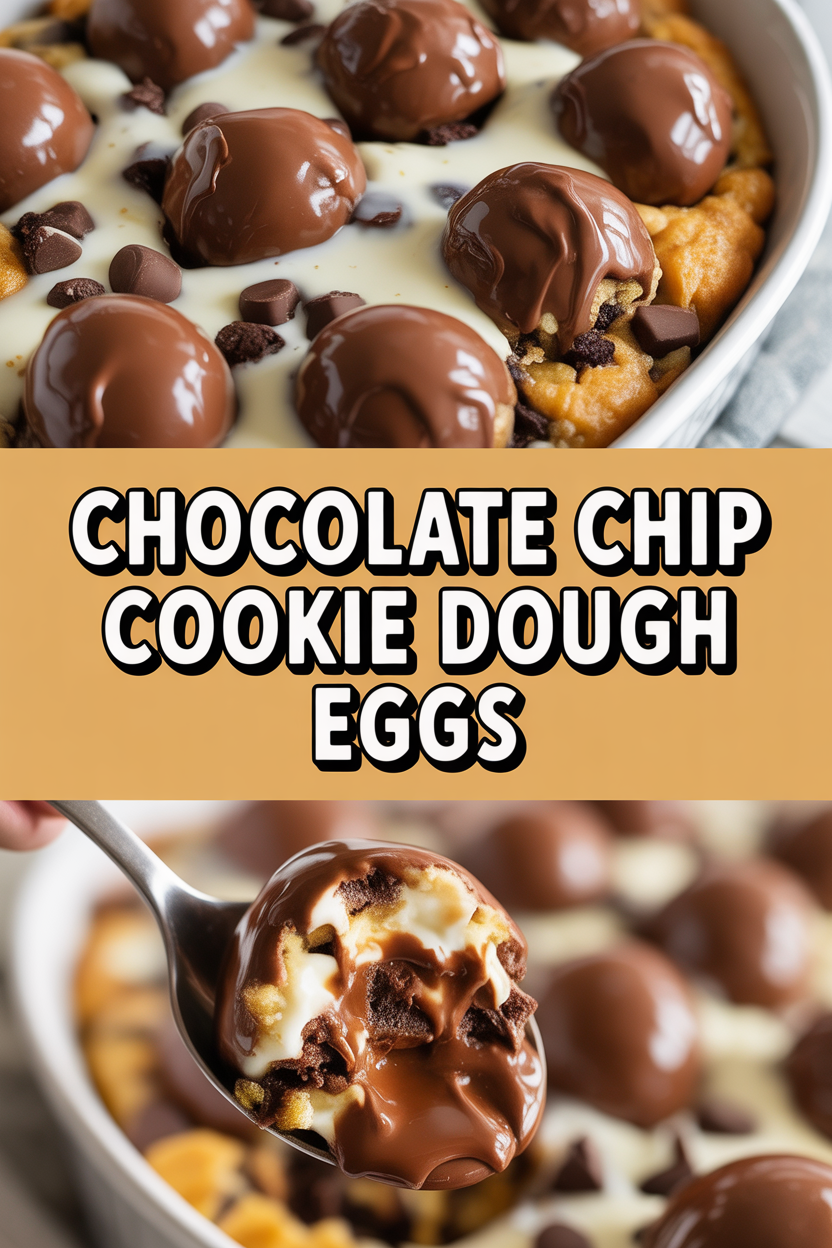 Chocolate Chip Cookie Dough Eggs
