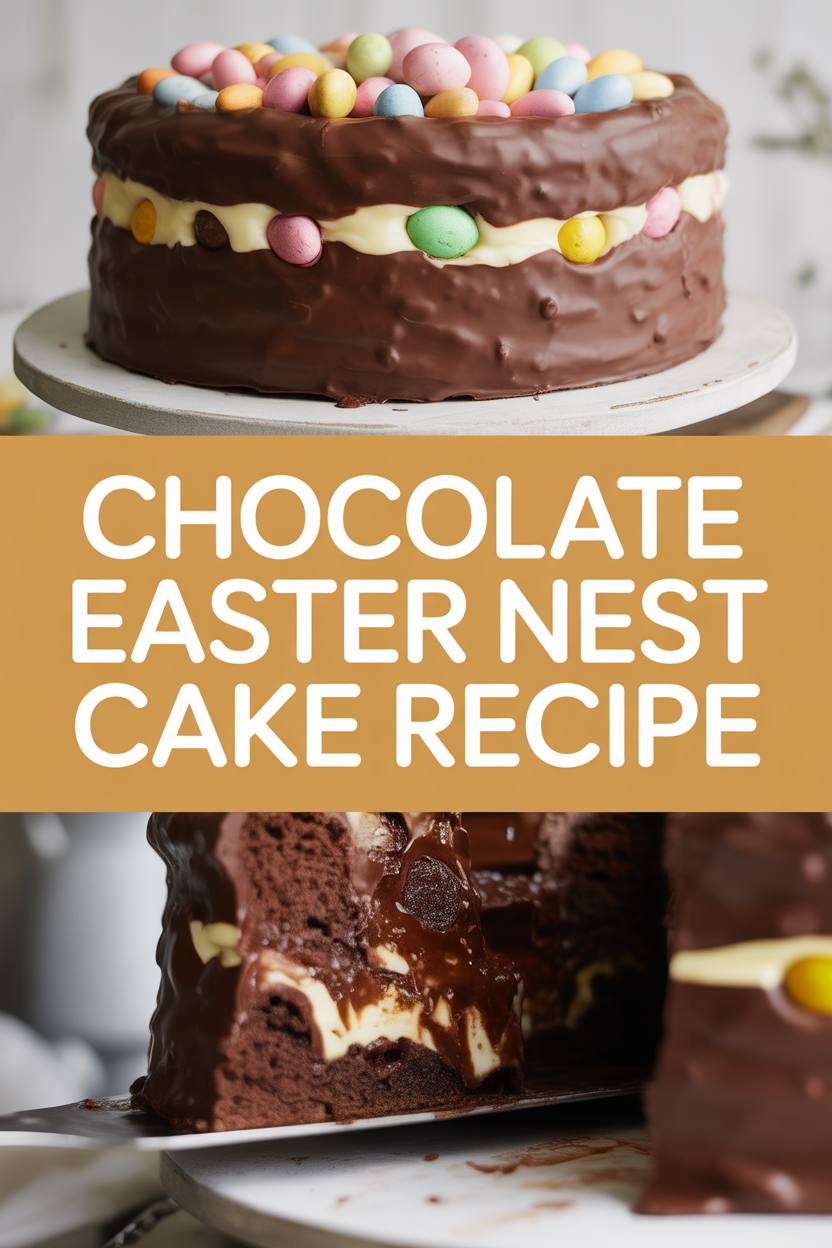 Chocolate Easter Nest Cake Recipe
