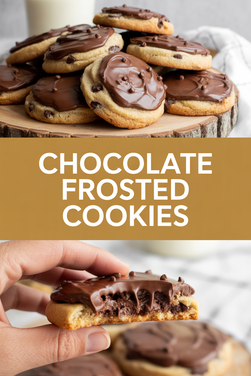 Chocolate Frosted Cookies