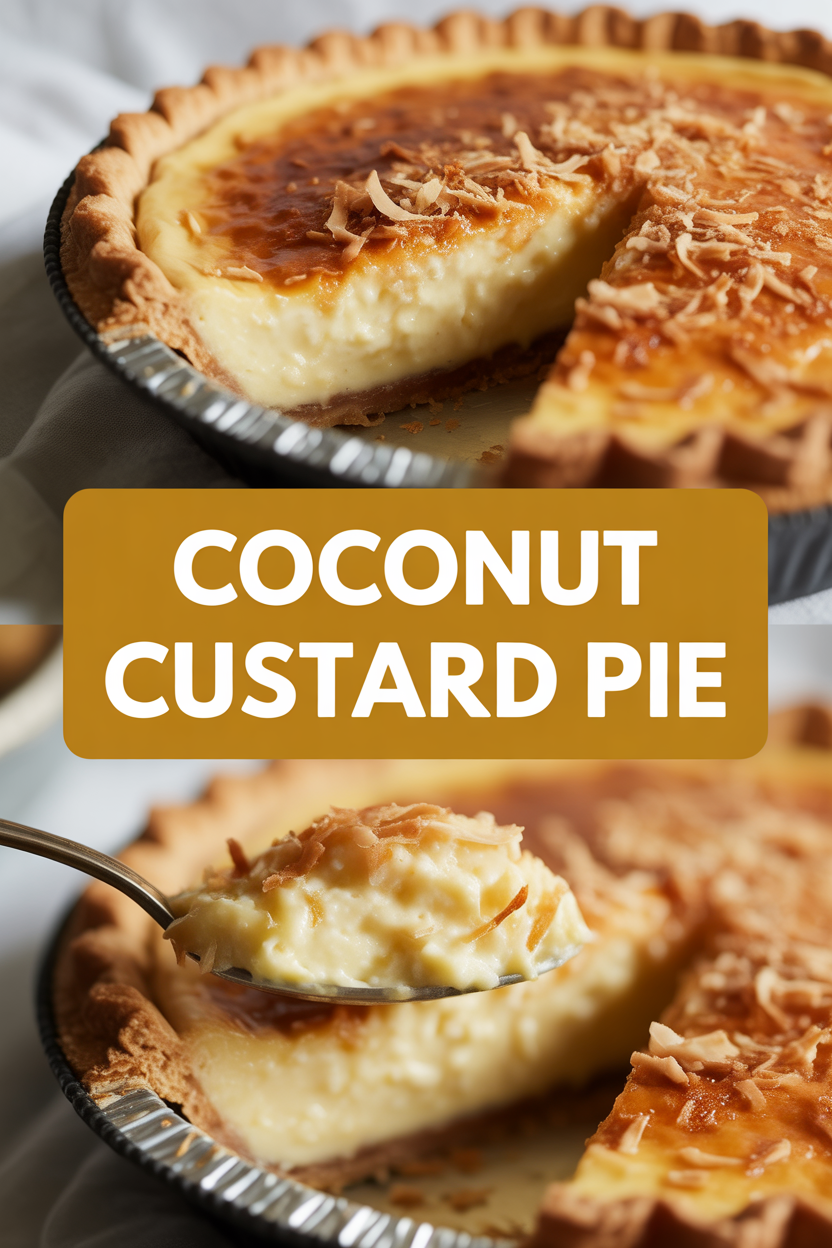 Coconut Custard Pie