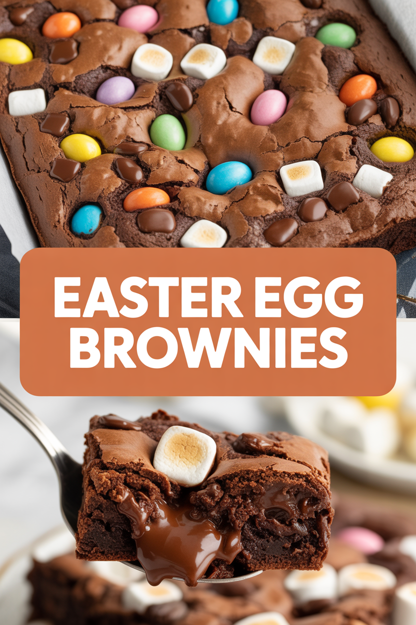 Easter Egg Brownies