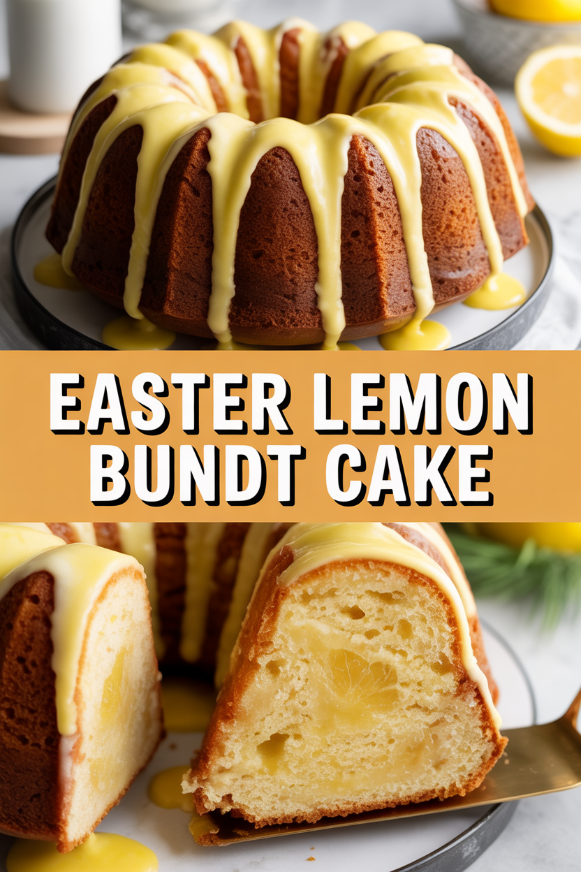 Easter Lemon Bundt Cake