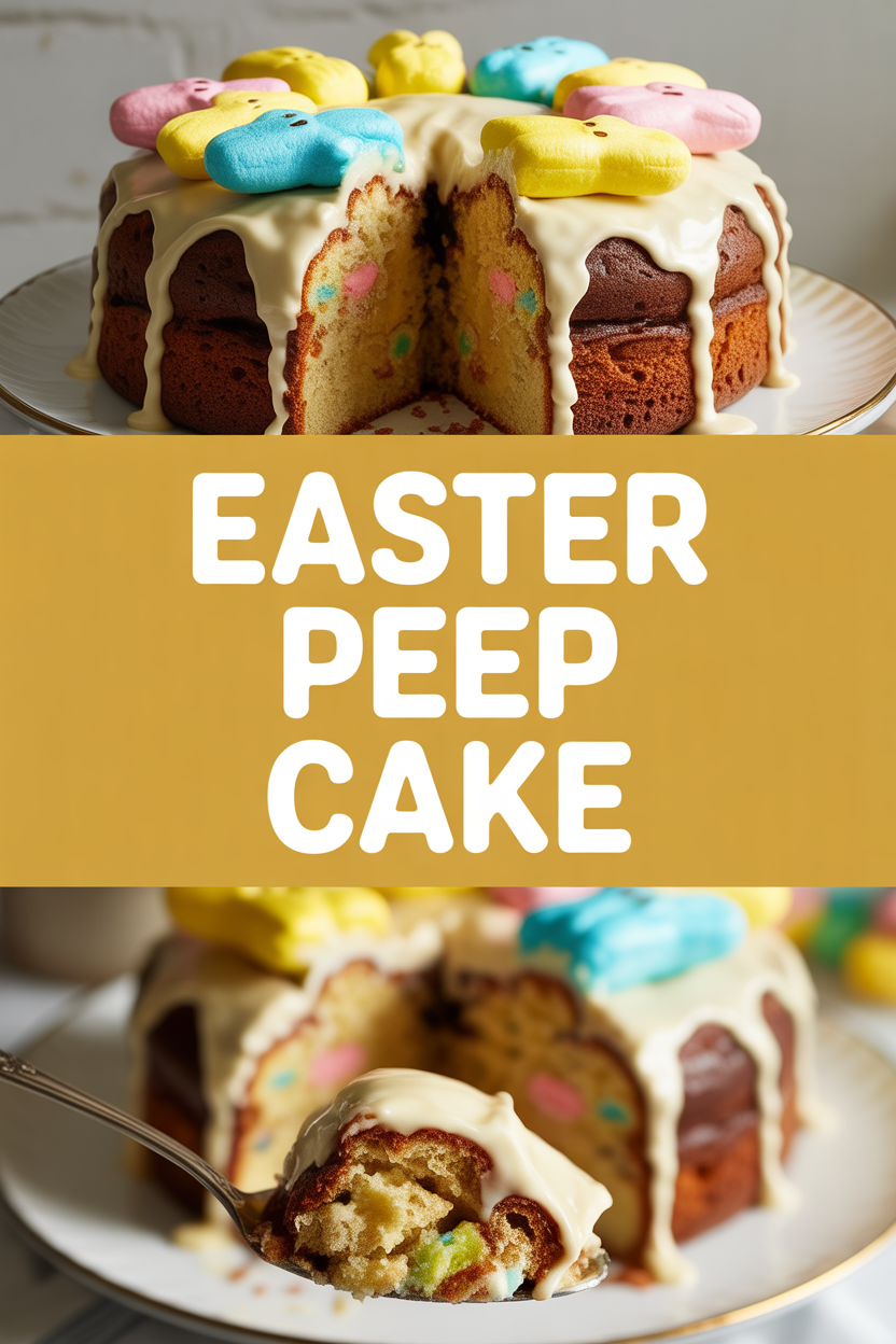 Easter Peep Cake