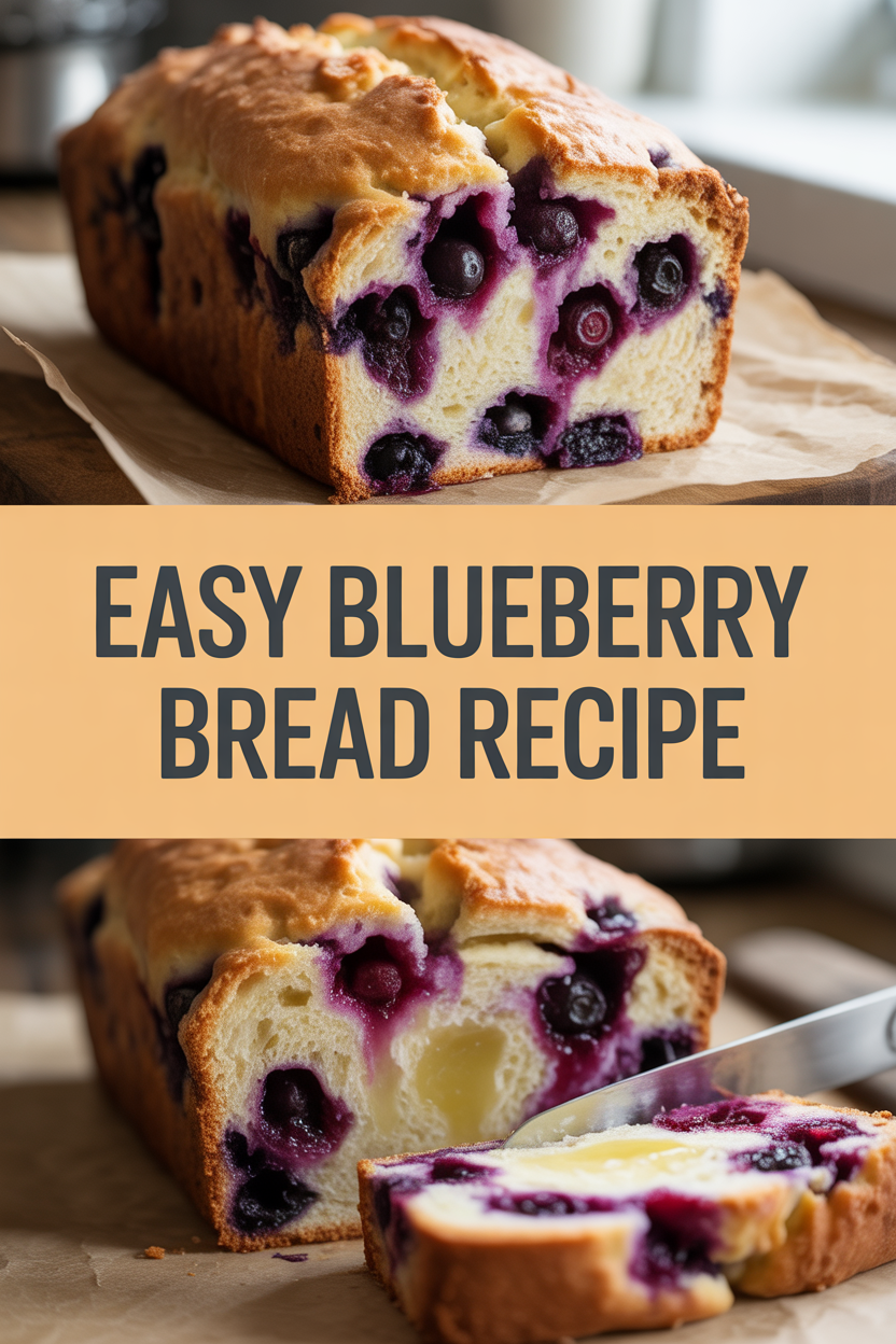 Easy Blueberry Bread Recipe
