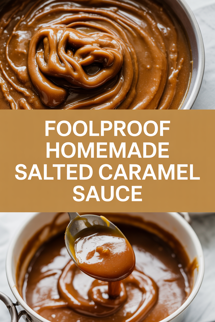 Foolproof Homemade Salted Caramel Sauce