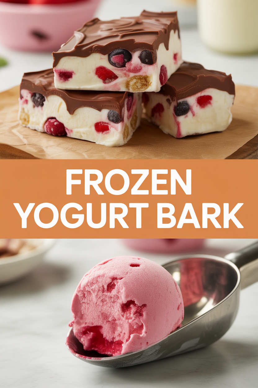 Frozen Yogurt Bark