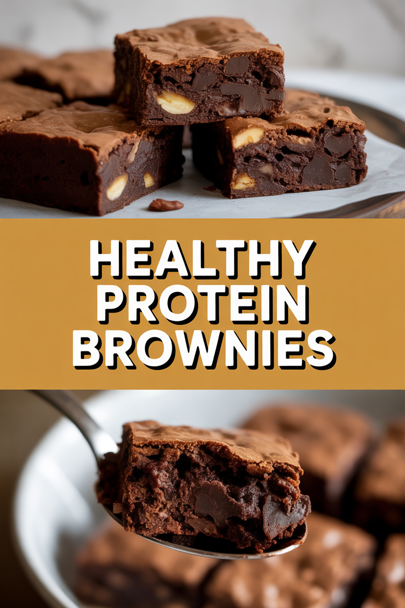 Healthy Protein Brownies