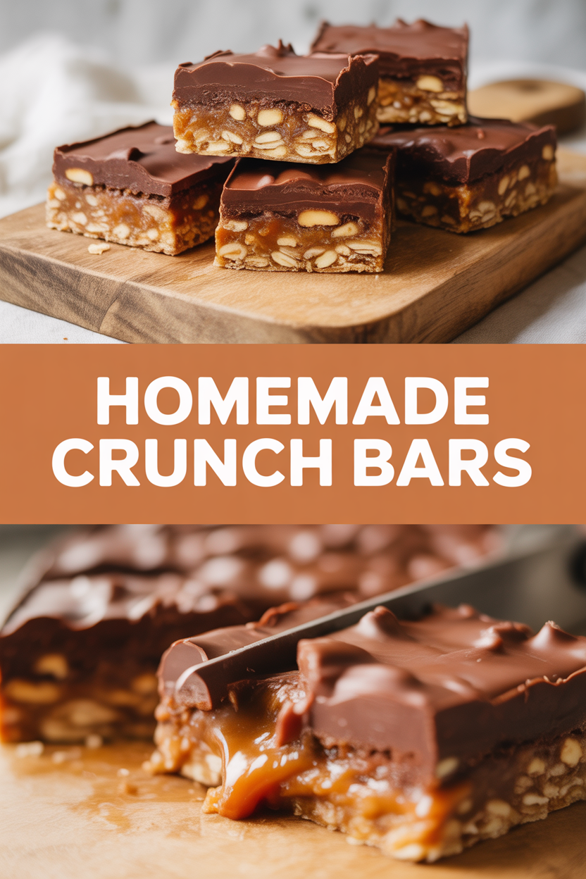 Homemade Crunch Bars