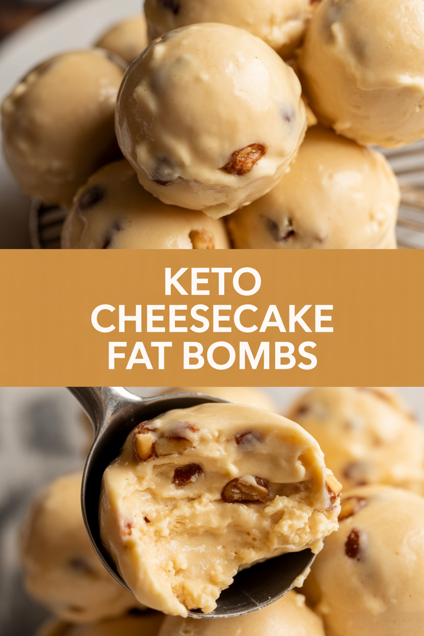 Keto Cheesecake Fat Bombs