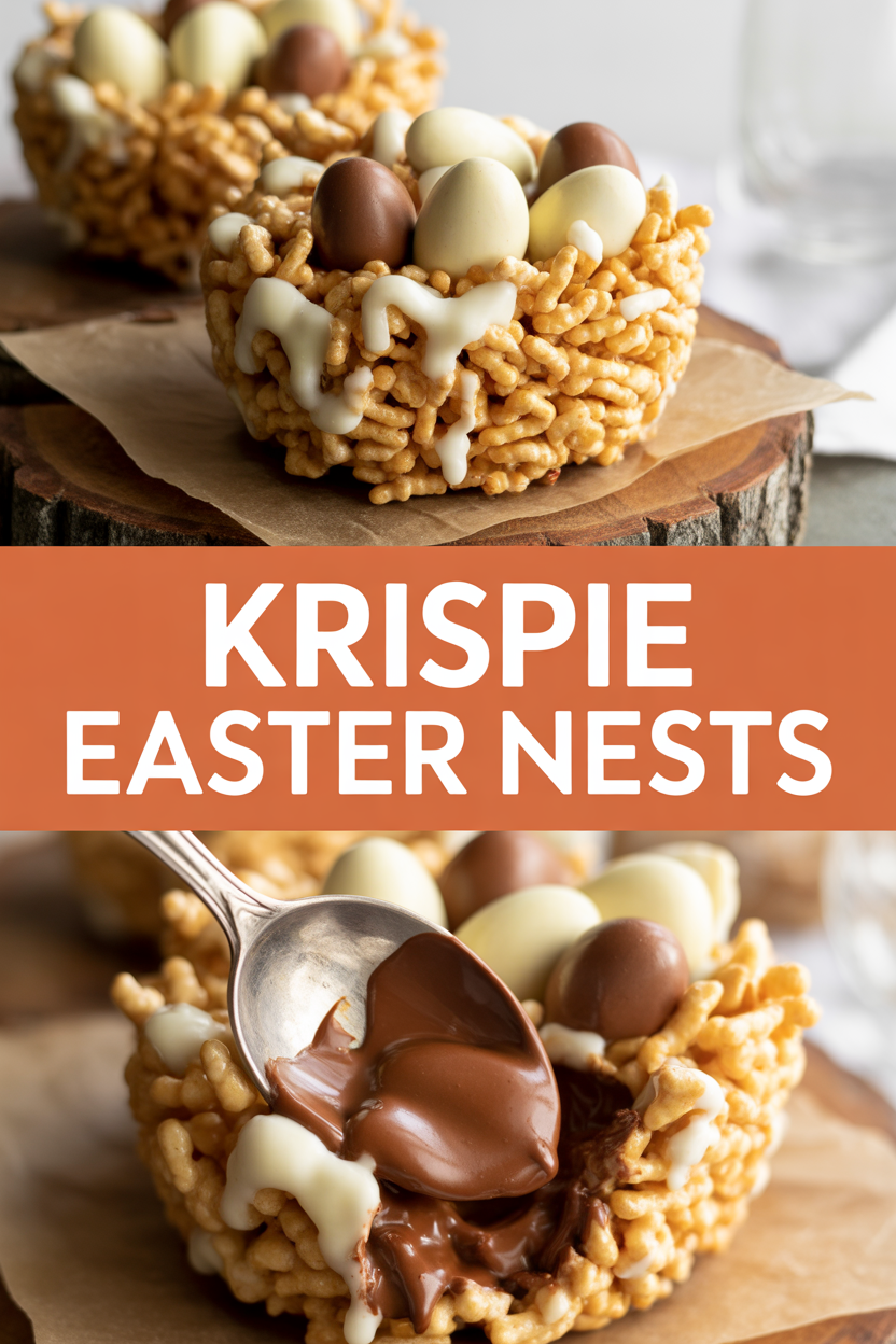 Krispie Easter Nests