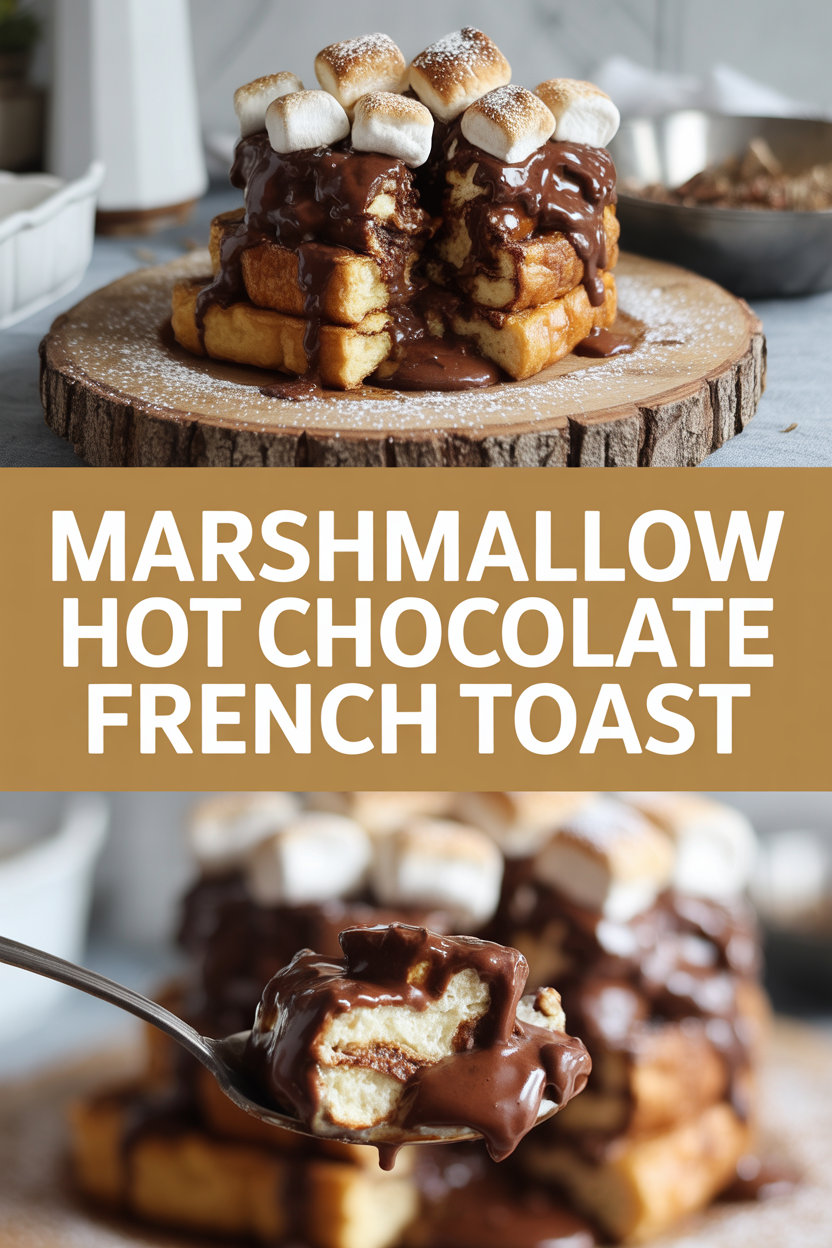 Marshmallow Hot Chocolate French Toast