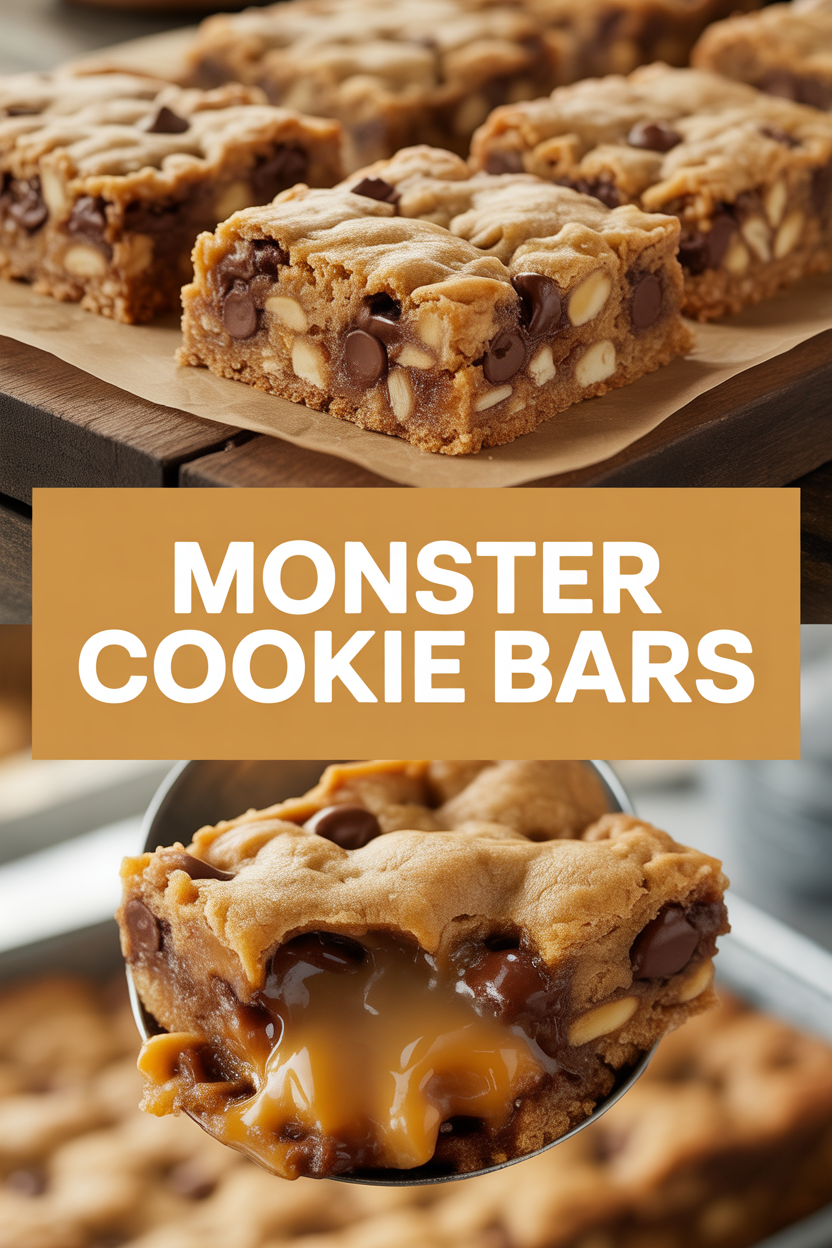 Monster Cookie Bars