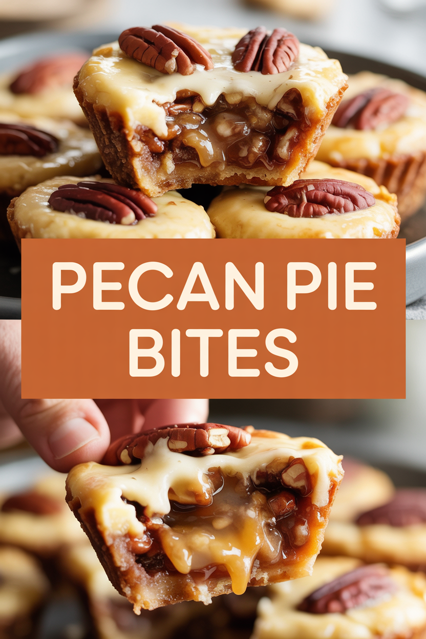Pecan Pie Bites