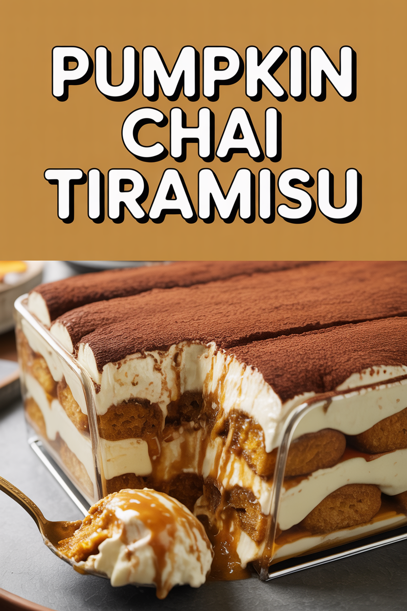 Pumpkin Chai Tiramisu