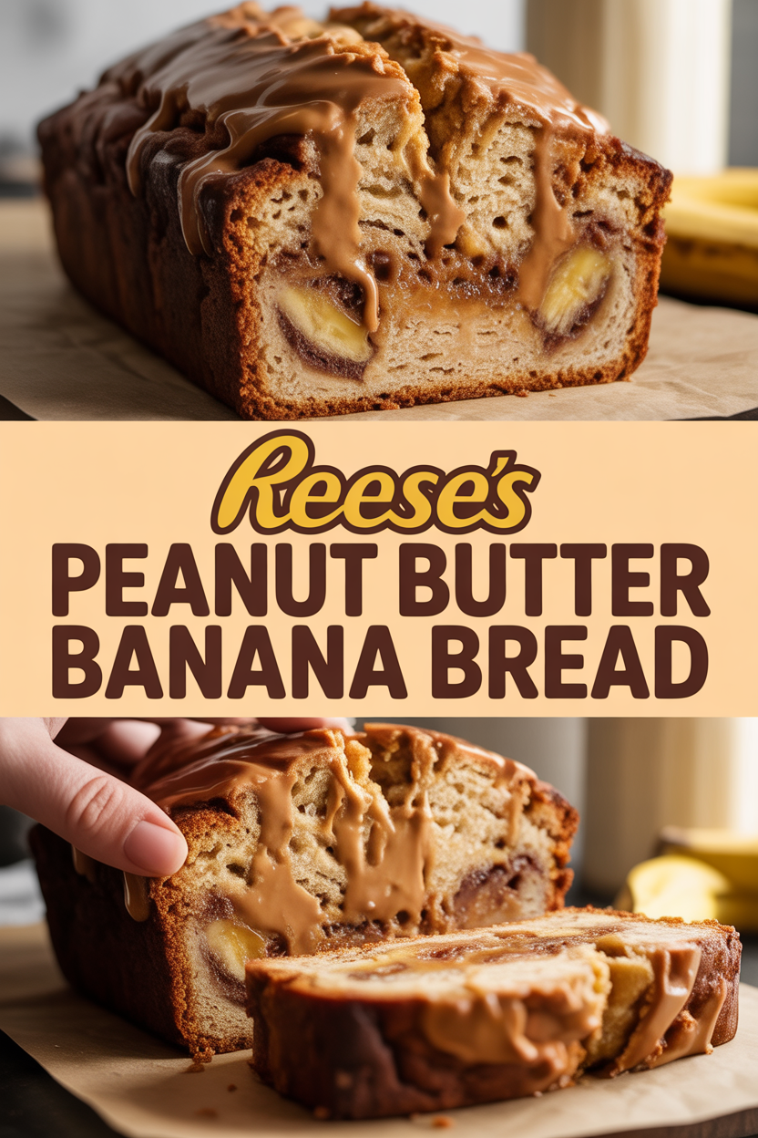 Reese’s Peanut Butter Banana Bread