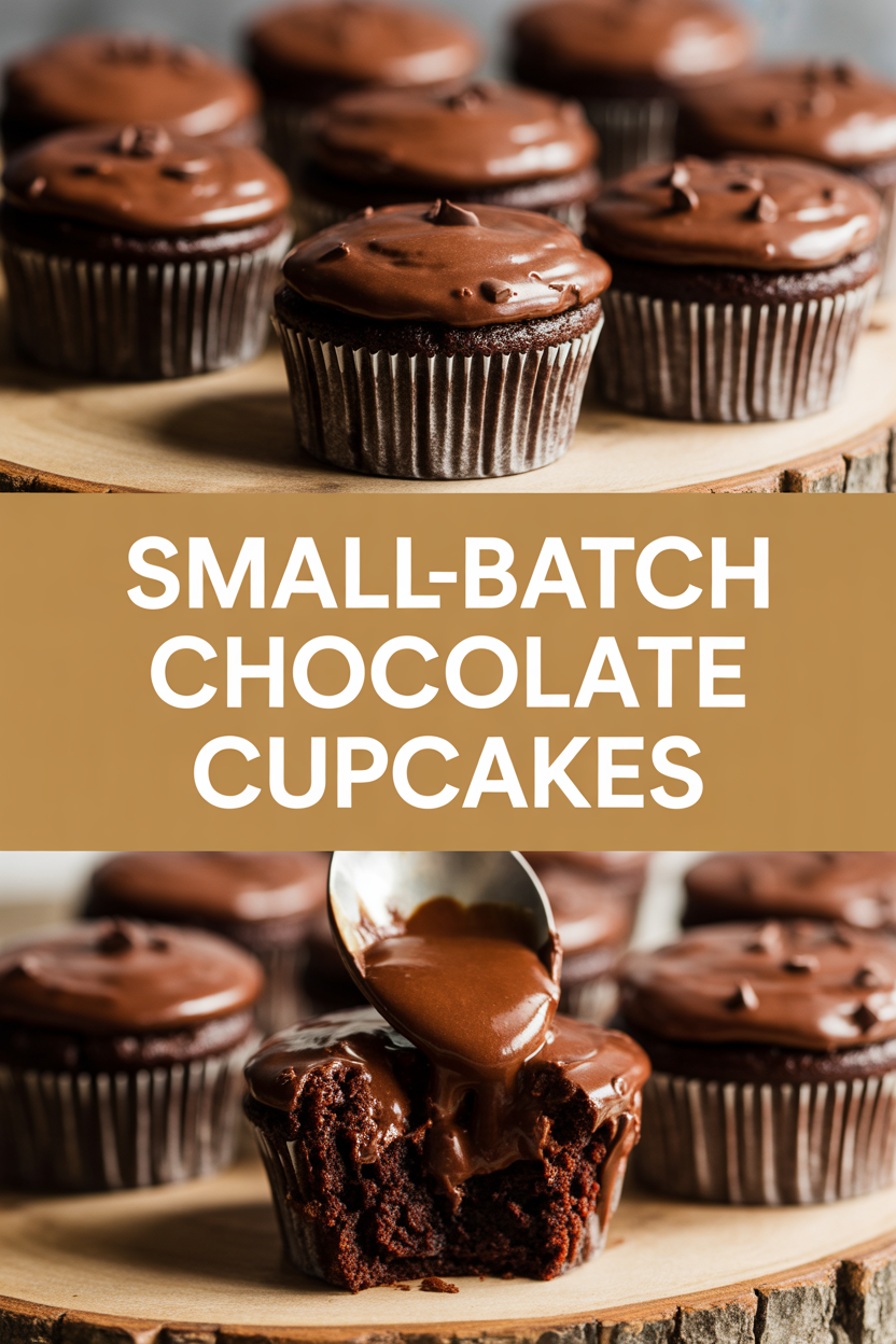 Small-Batch Chocolate Cupcakes