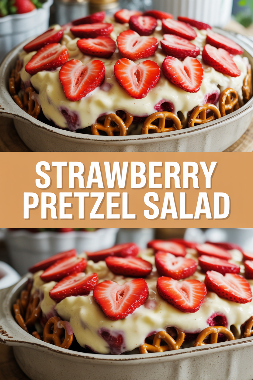 Strawberry Pretzel Salad