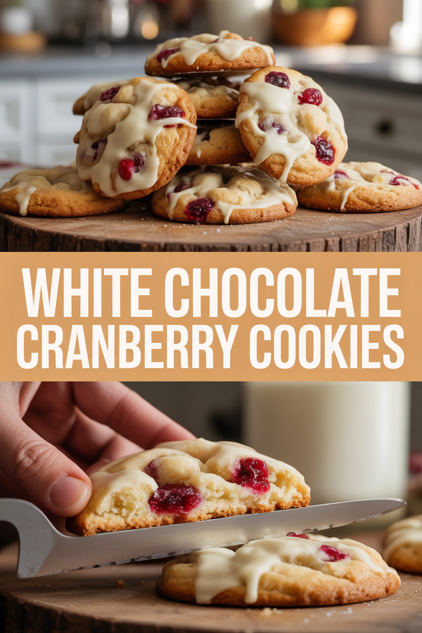 White Chocolate Cranberry Cookies